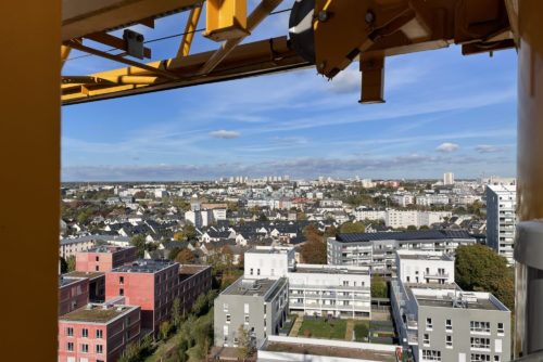 Image du haut de la grue