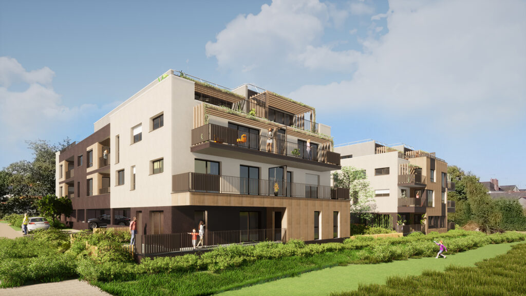 Image du projet de logements neufs LES ODONATES à Retiers