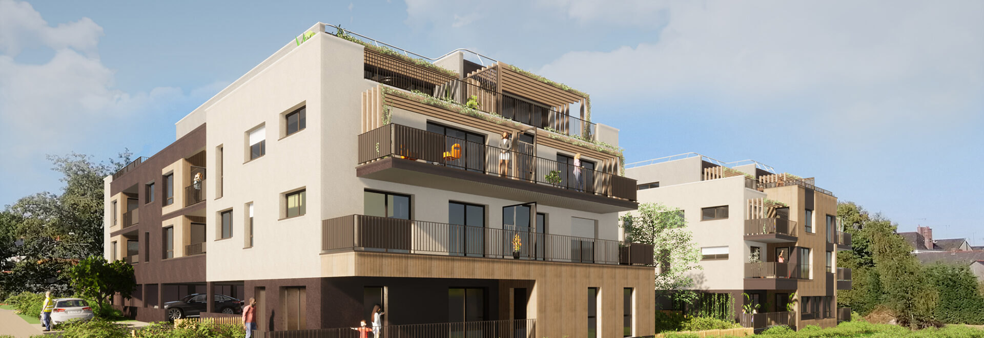 Image du projet de logements neufs LES ODONATES à Retiers