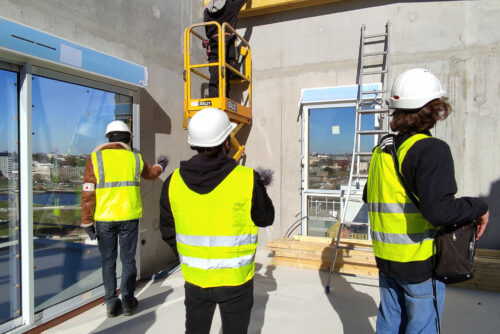 Prise de sons sur le chantier TOPAZE, quartier Baud Chardonnet- Février 2023