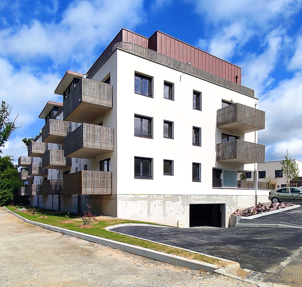 Photo du collectif de logements neufs l'ASTER à Orgères